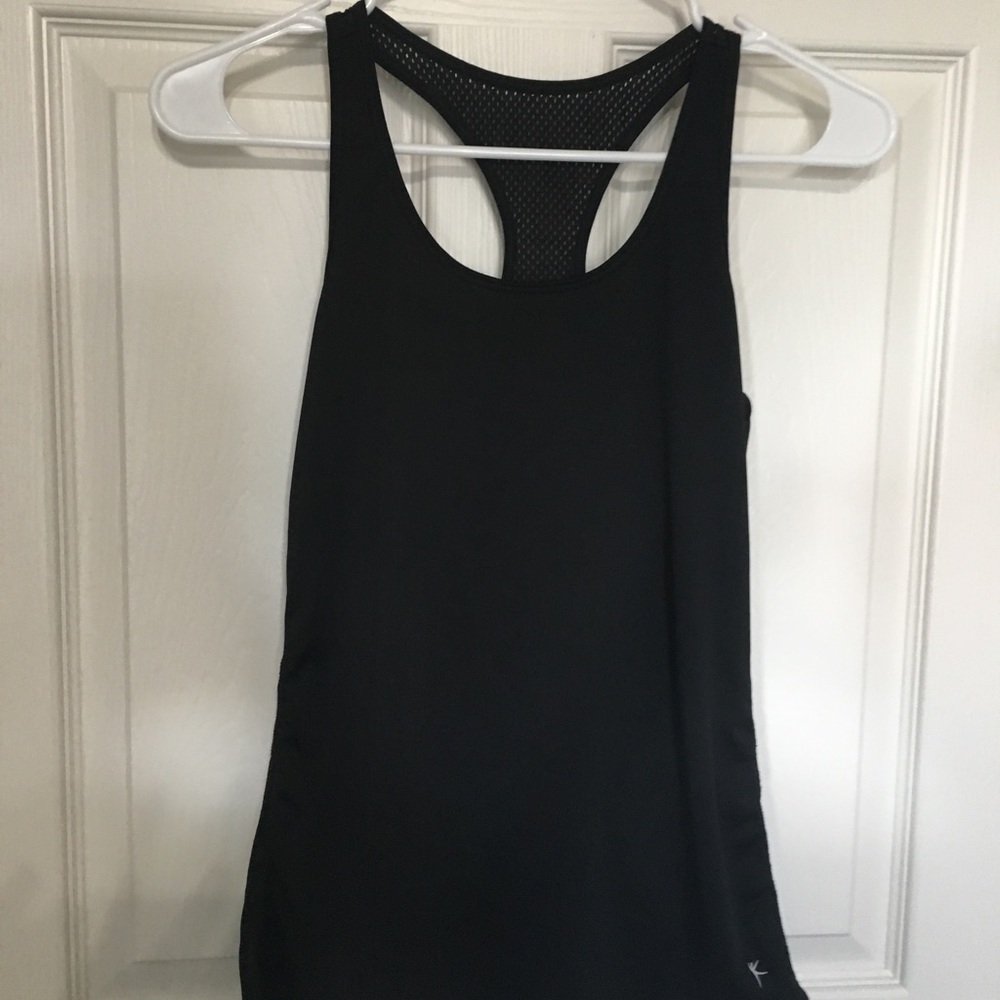 Black tank top